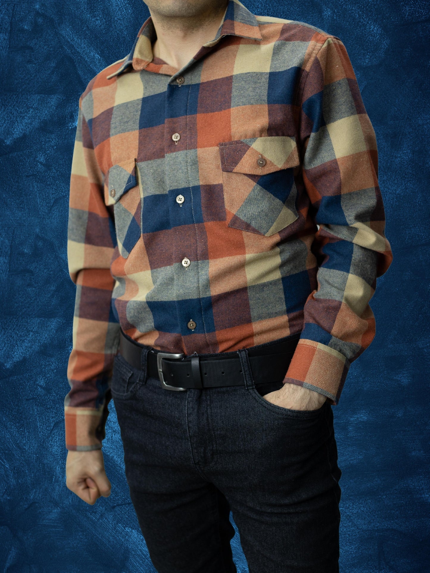 Camisa franela slim fit - Holanda