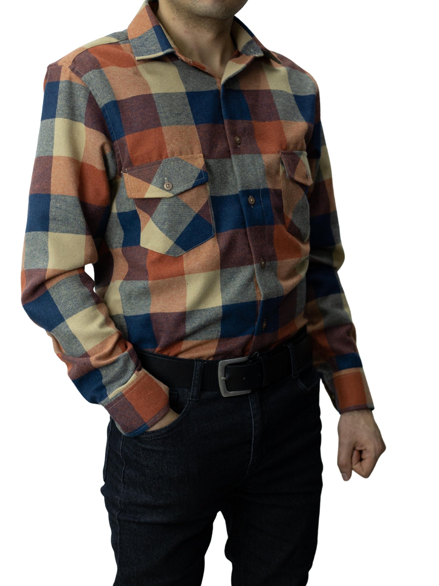 Camisa franela slim fit - Holanda
