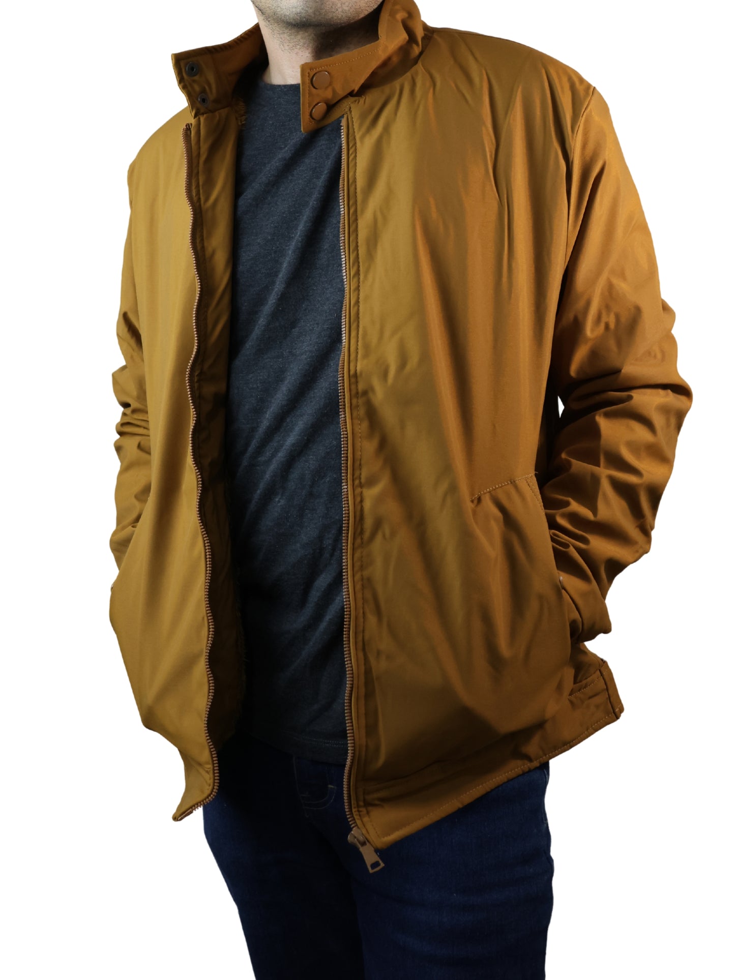 Chamarra Softshell - Mostaza