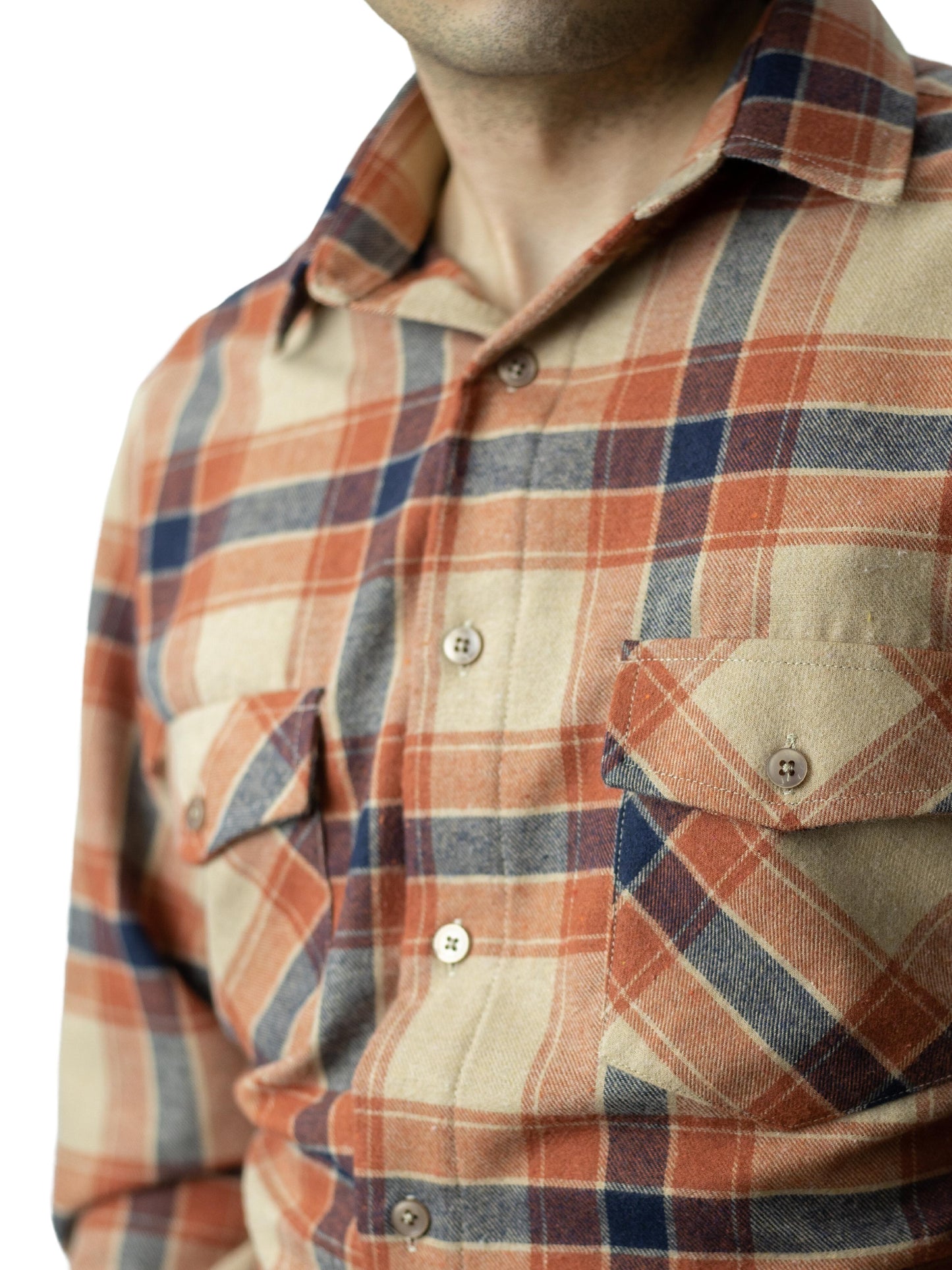 Camisa franela slim fit - Arena