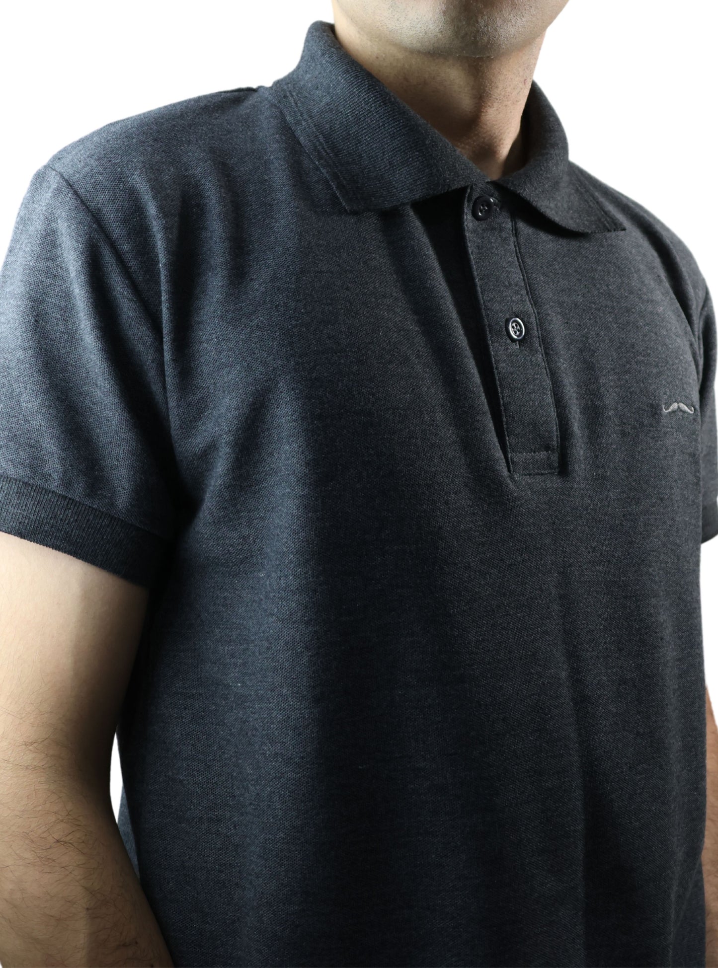 Playera Polo - Gris oscuro