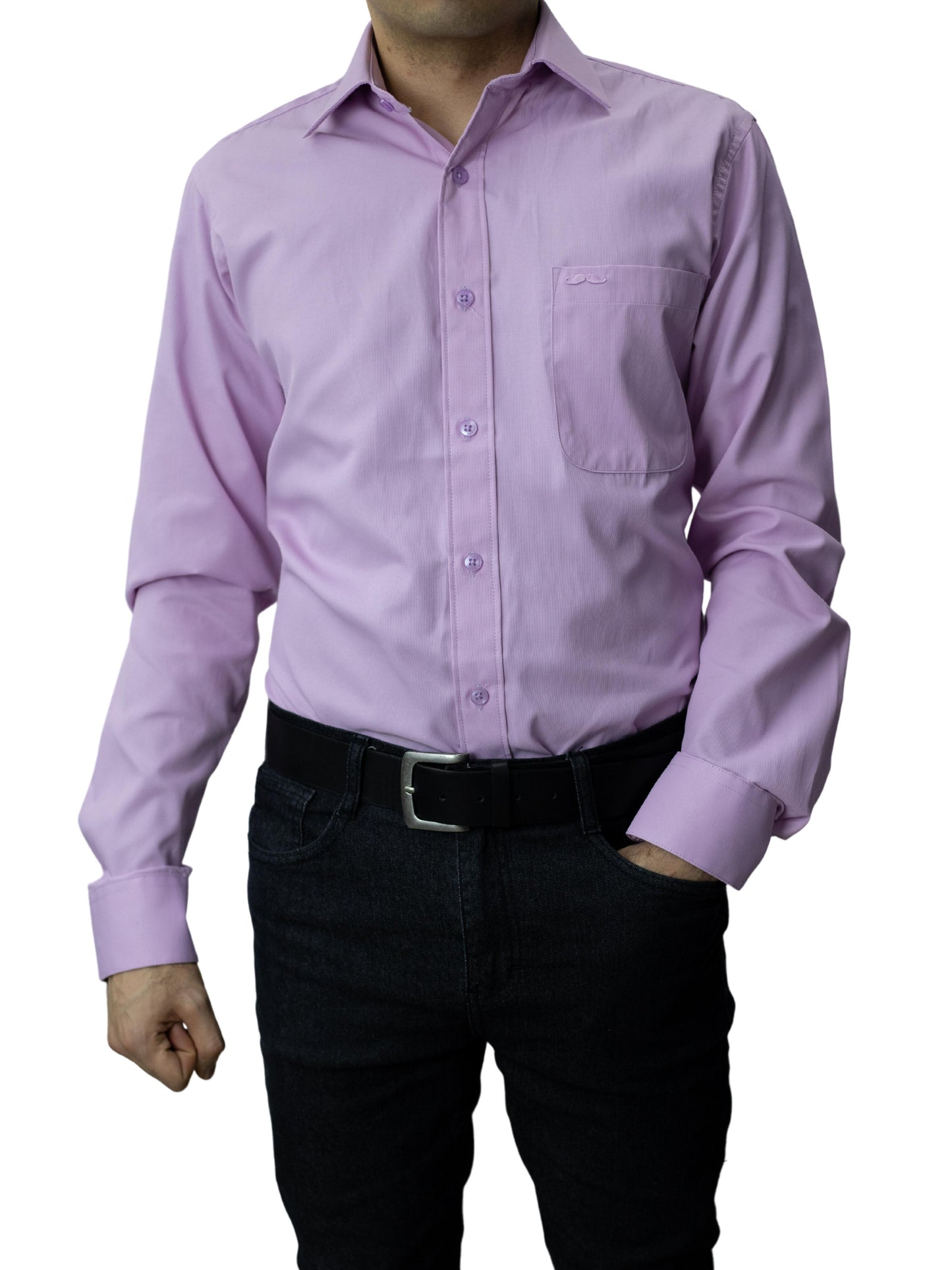 Camisa corte regular - Lila