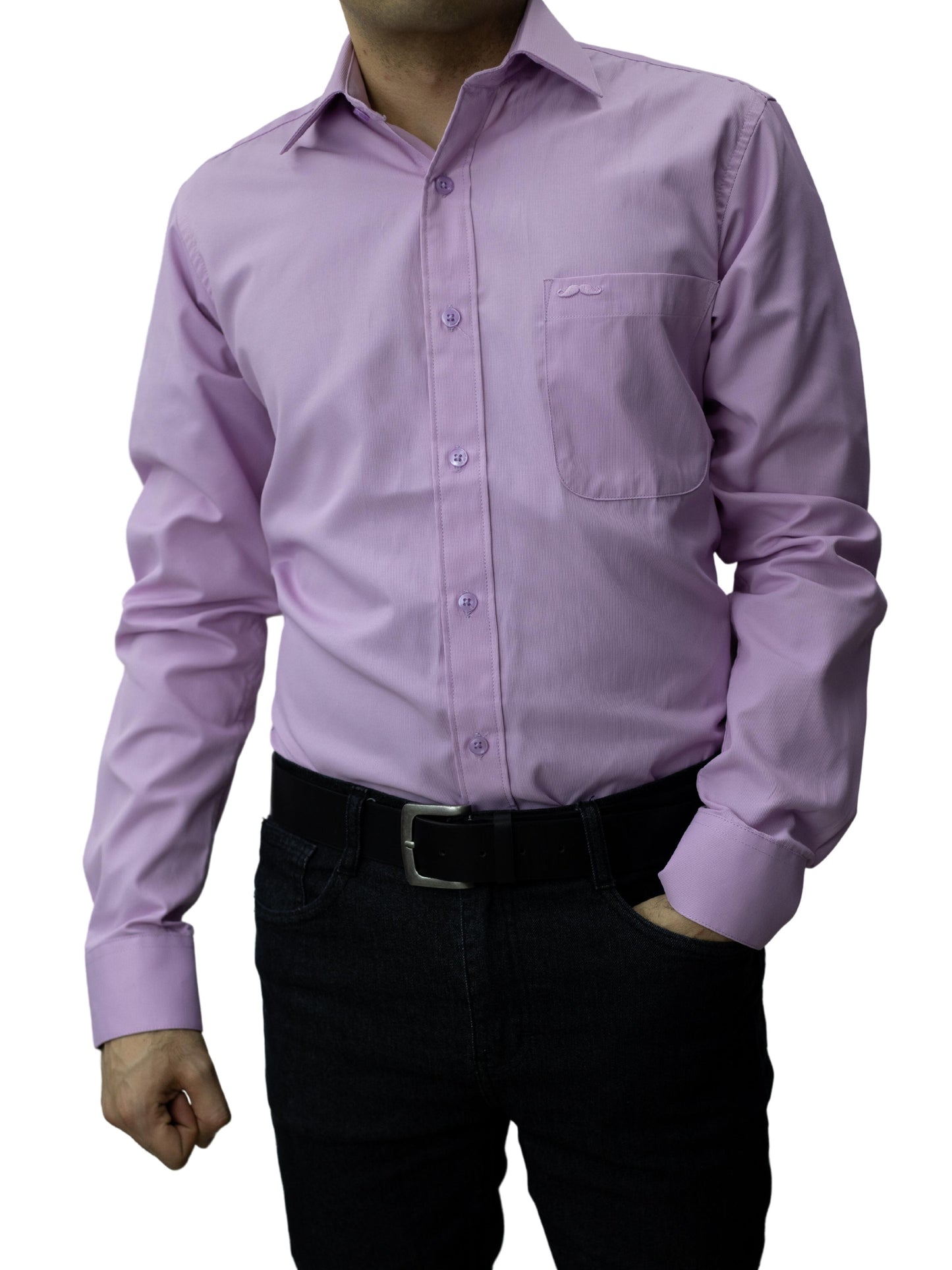 Camisa corte regular - Lila