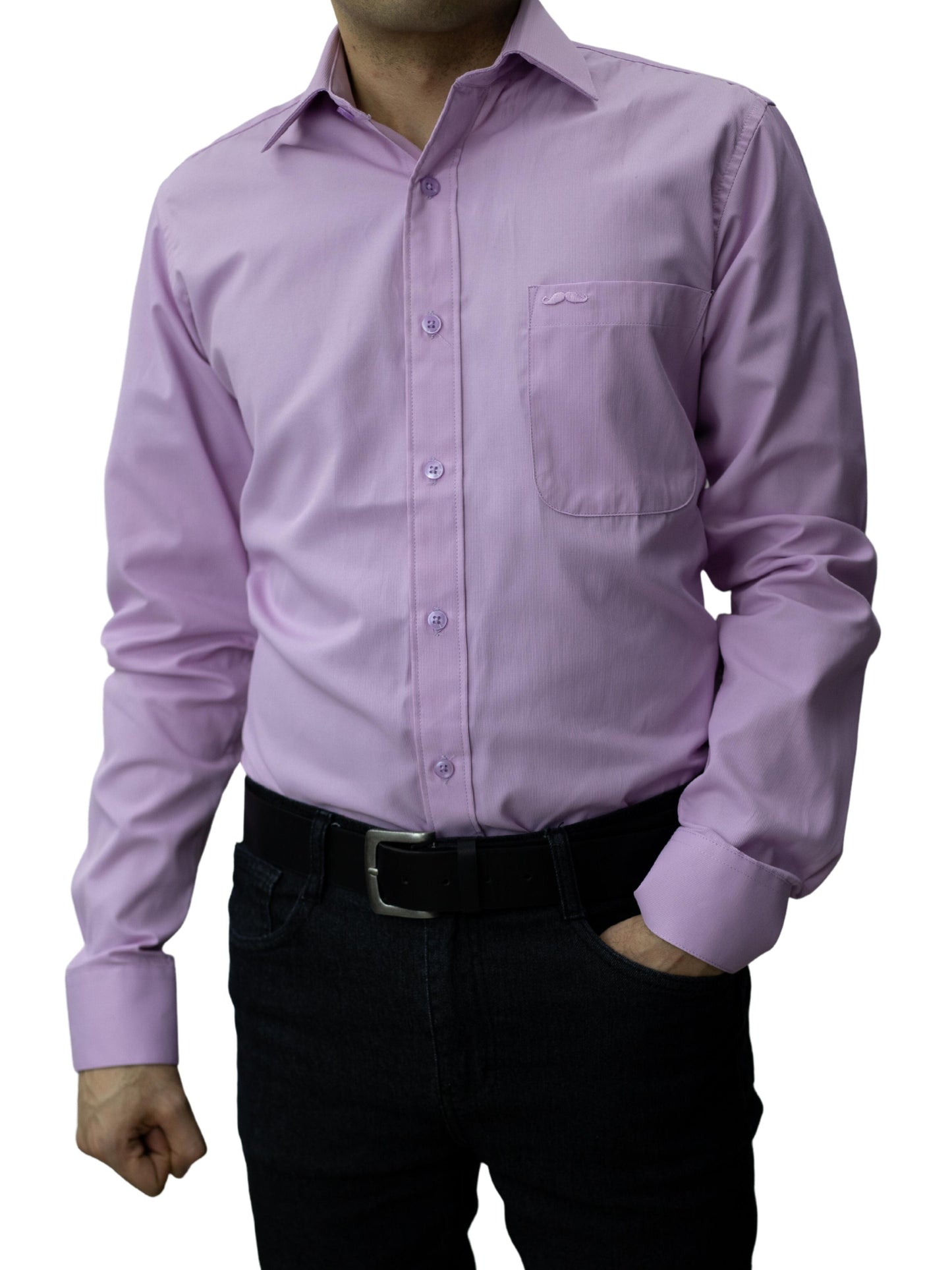 Camisa corte regular - Lila