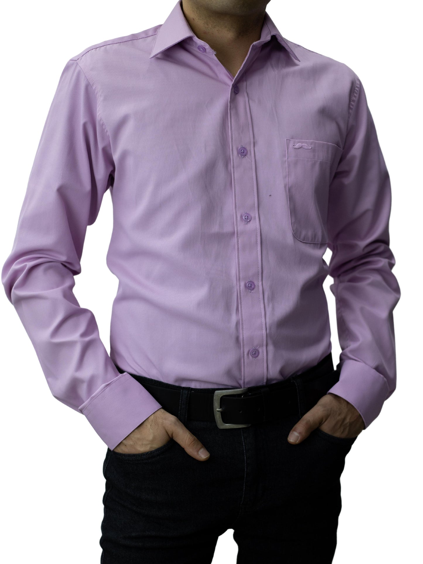 Camisa corte regular - Lila