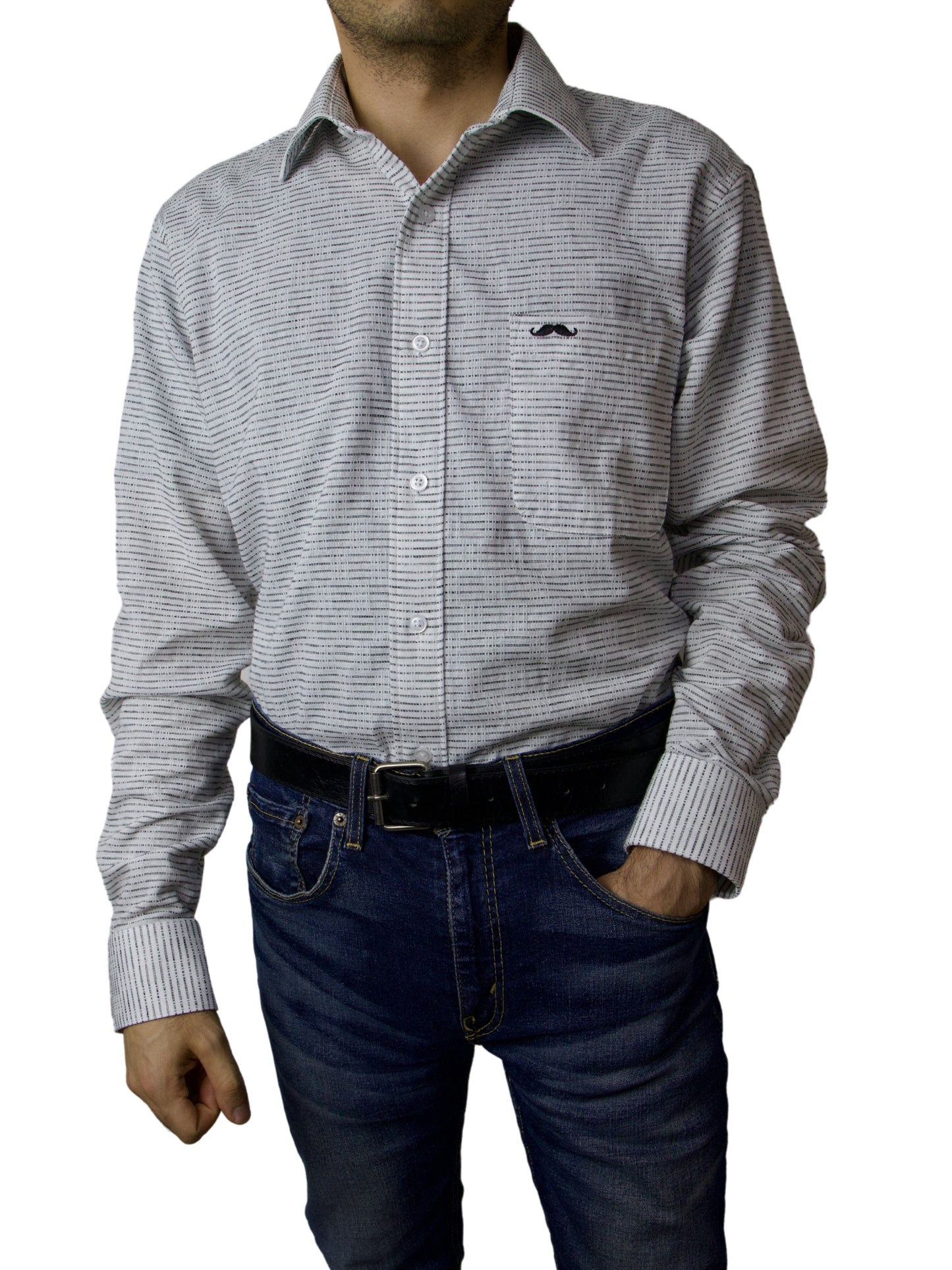Camisa corte regular - Blanco urbano