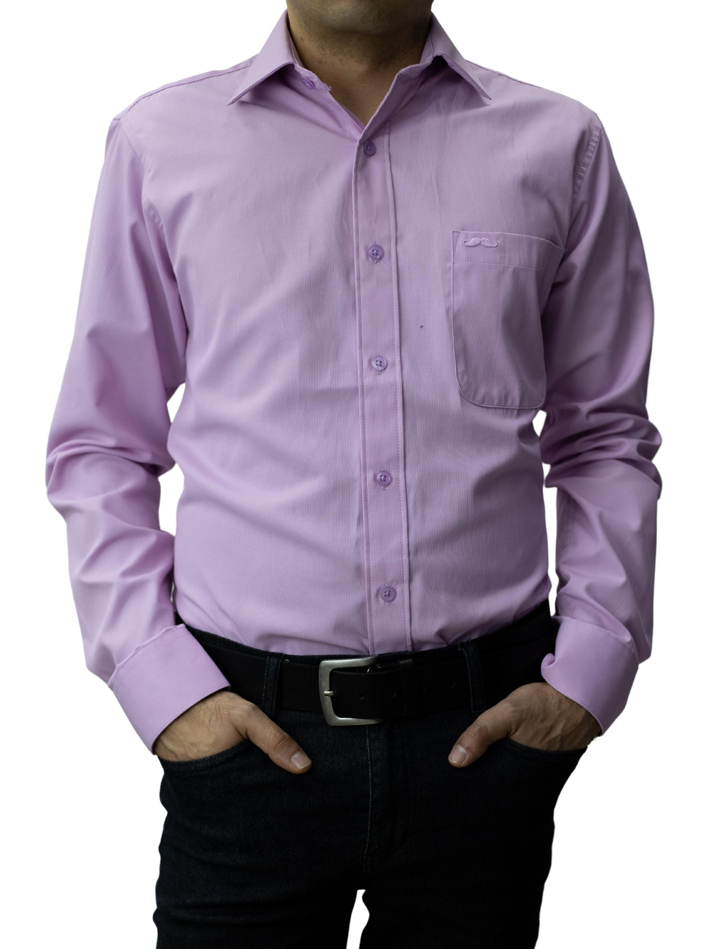 Camisa corte regular - Lila
