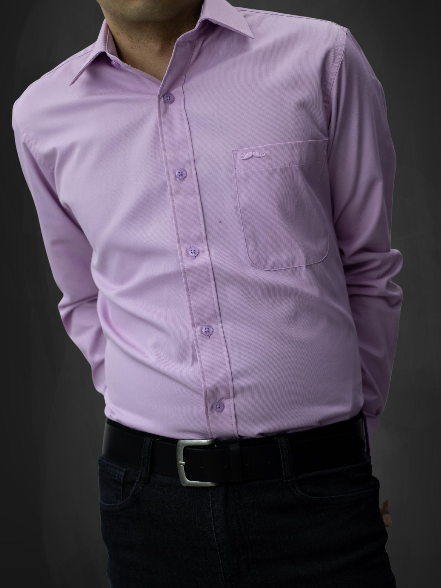Camisa corte regular - Lila