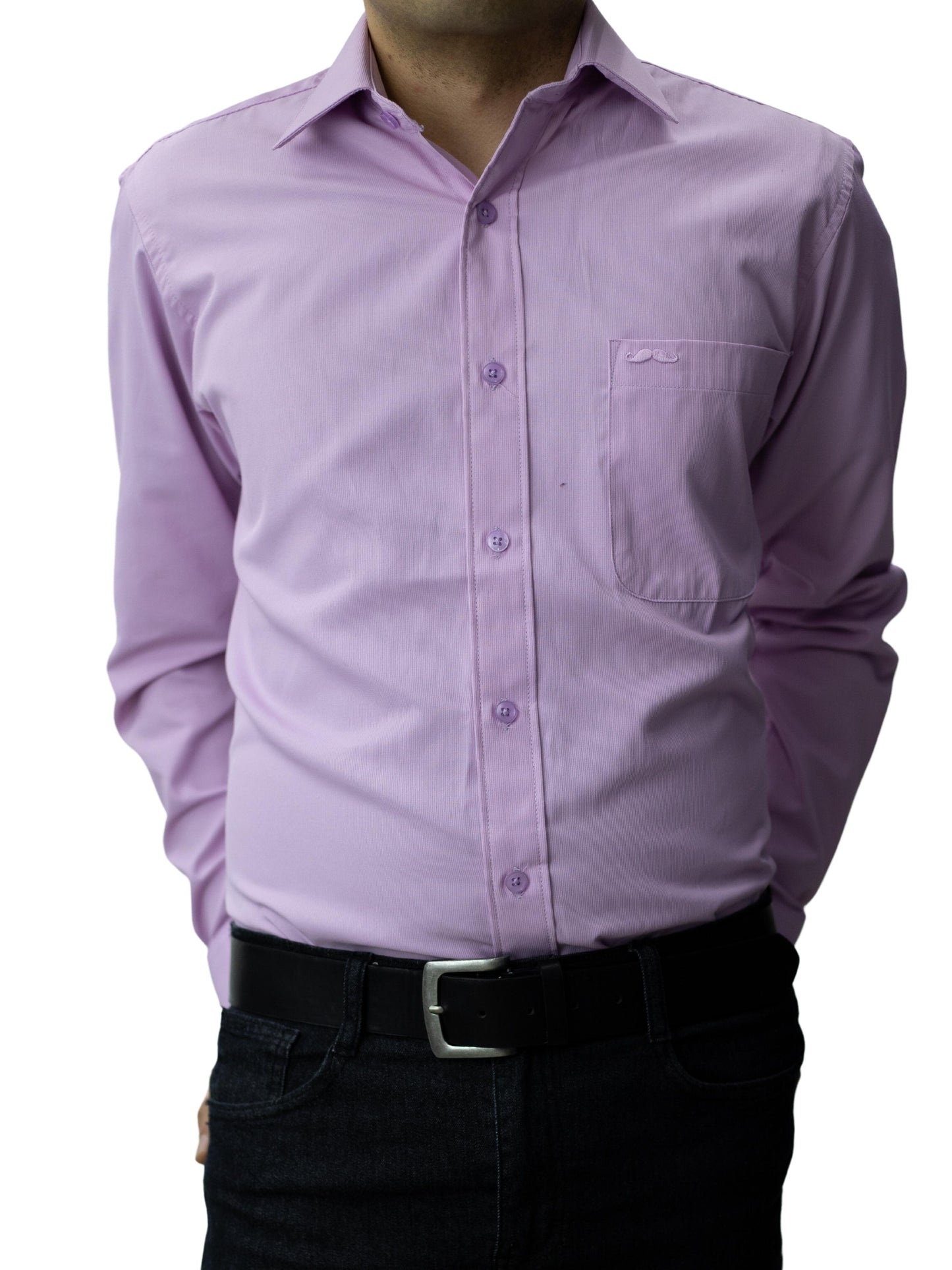 Camisa corte regular - Lila