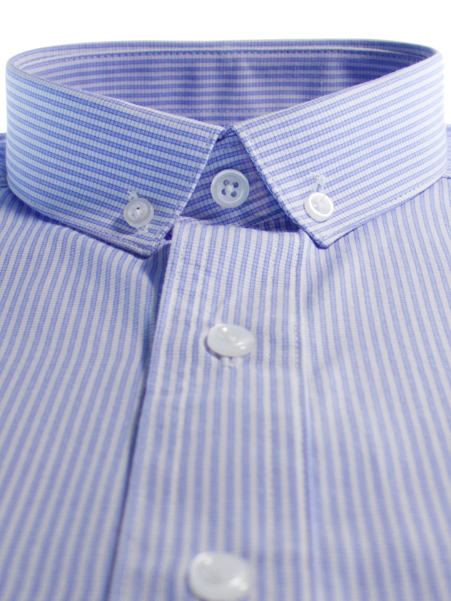 Camisa slim fit - Rayas azul 2