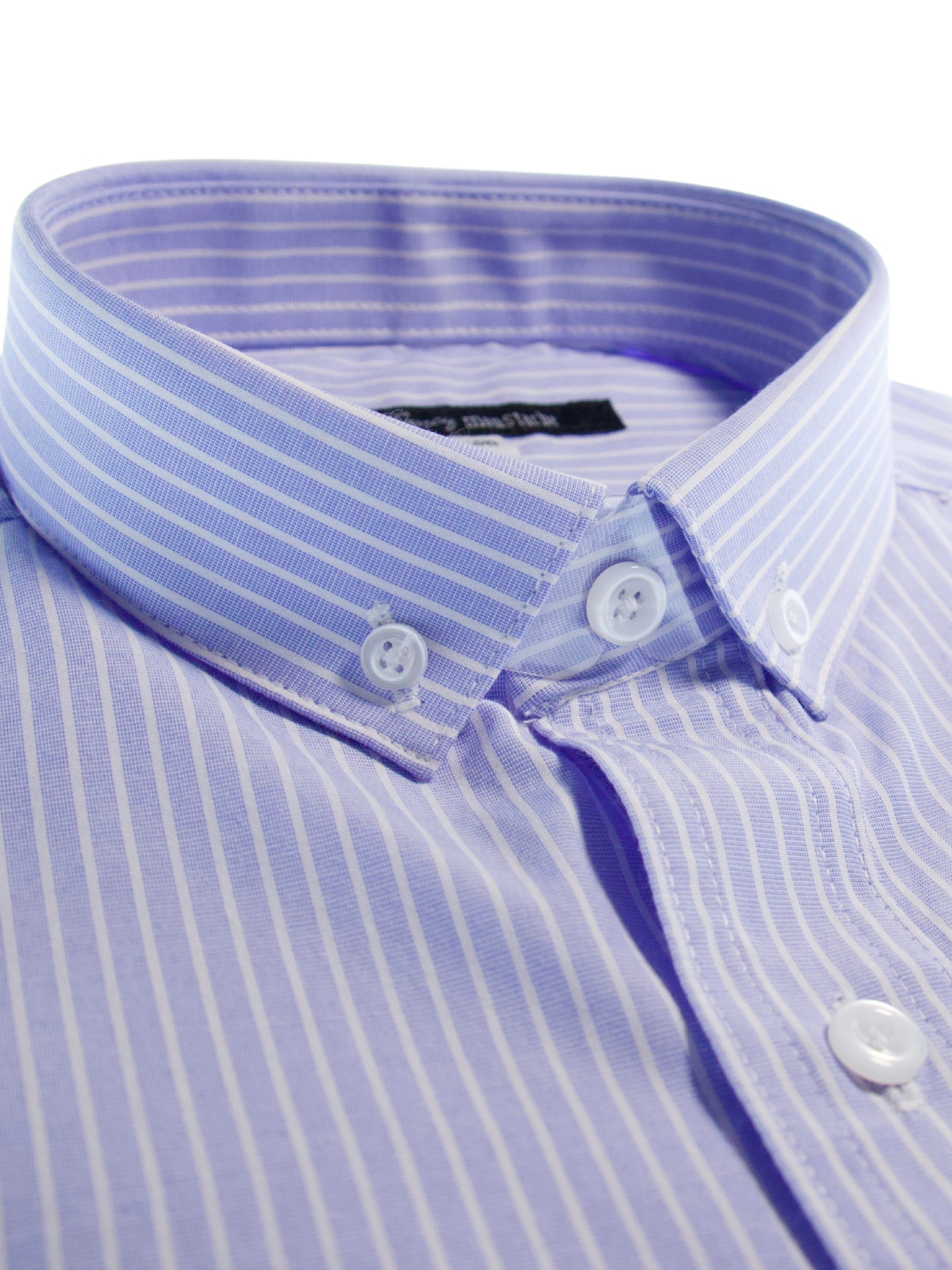 Camisa slim fit - Rayas blanco y azul