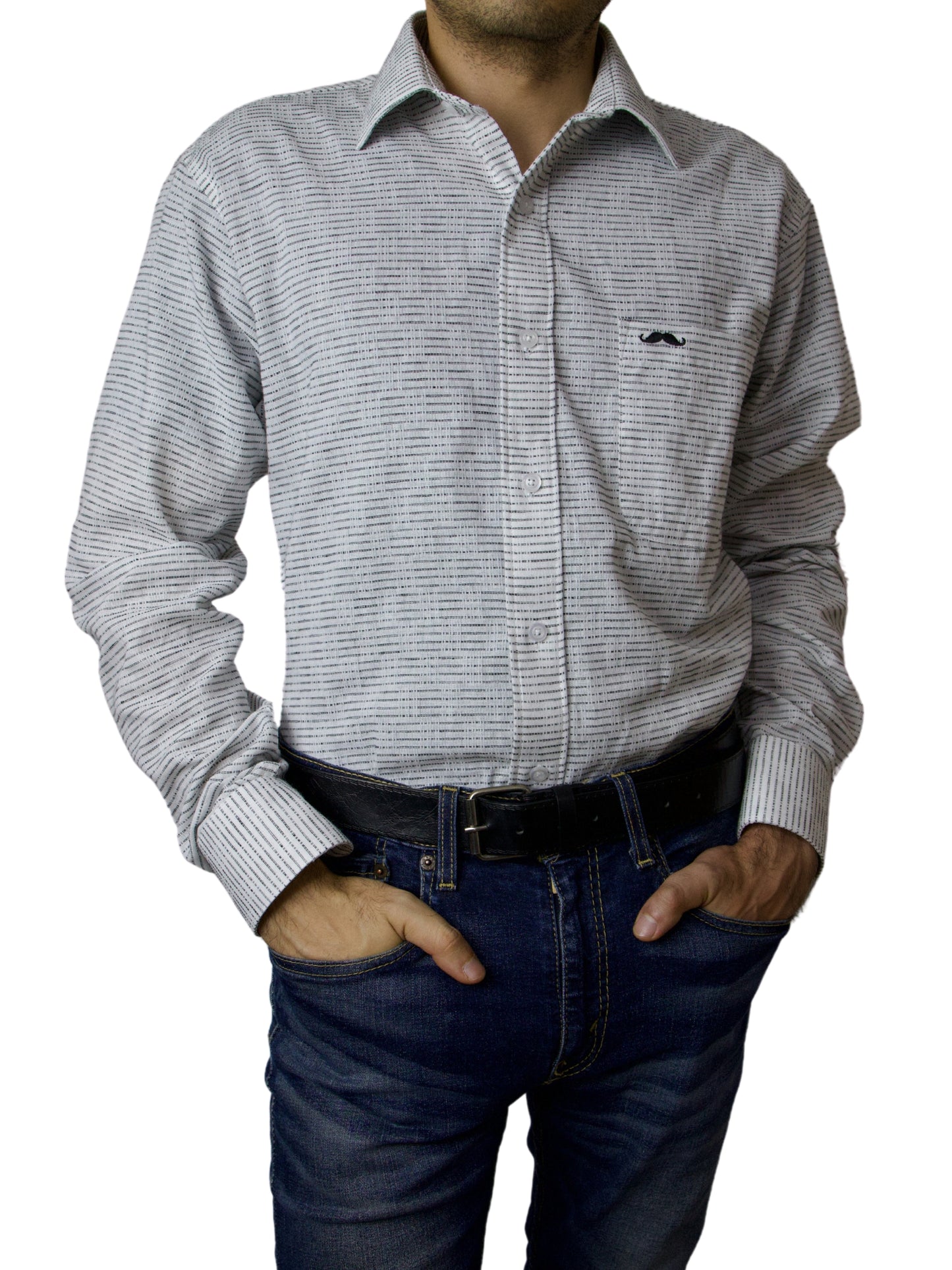 Camisa corte regular - Blanco urbano