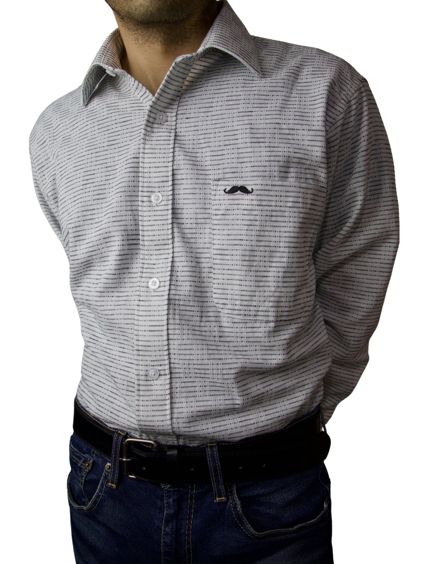 Camisa corte regular - Blanco urbano