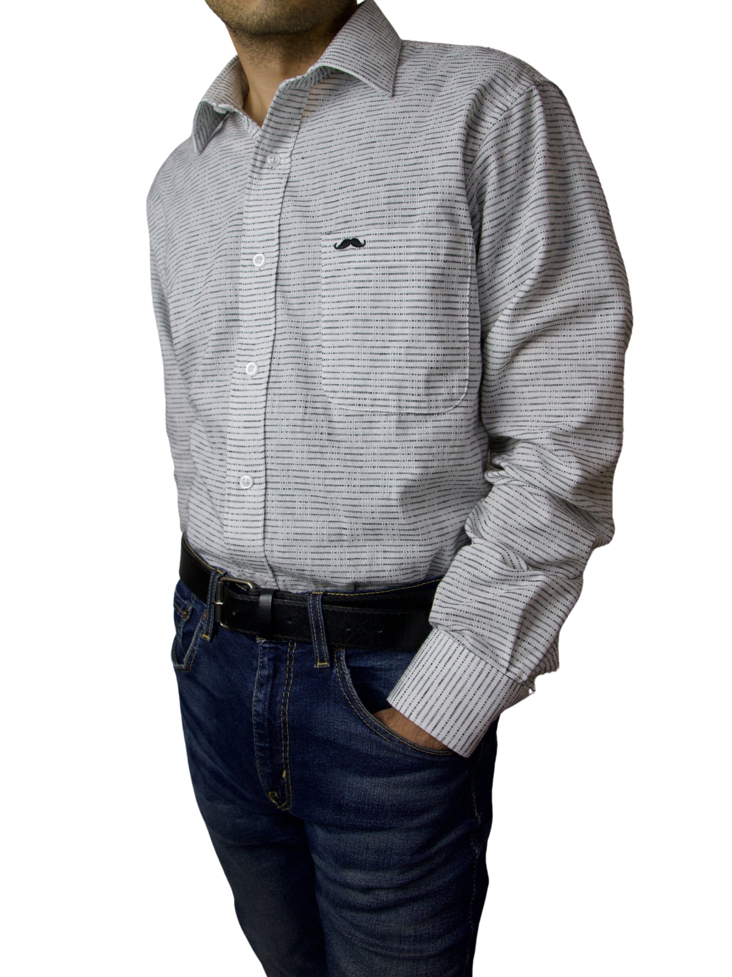 Camisa corte regular - Blanco urbano
