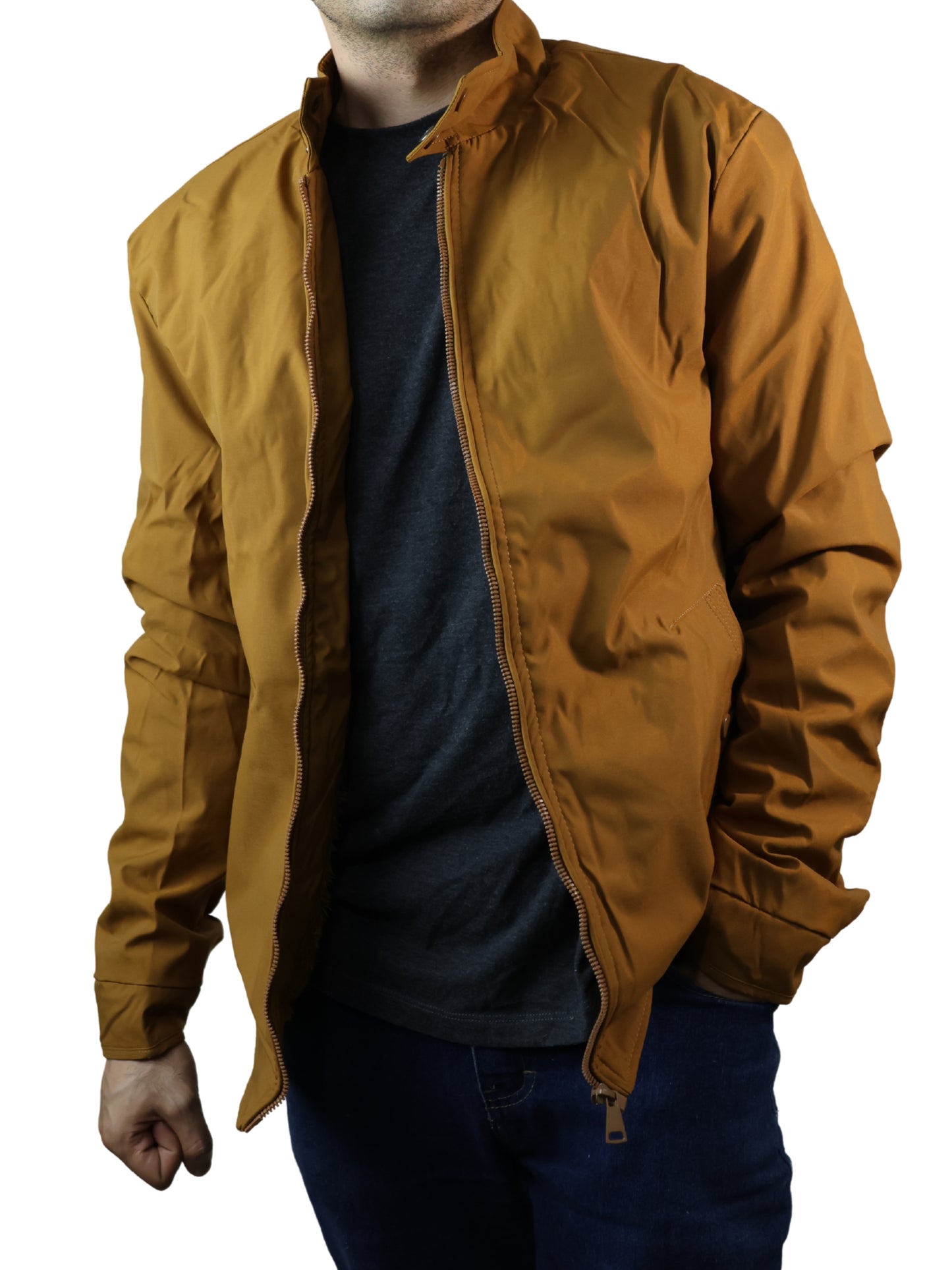 Chamarra Softshell - Mostaza
