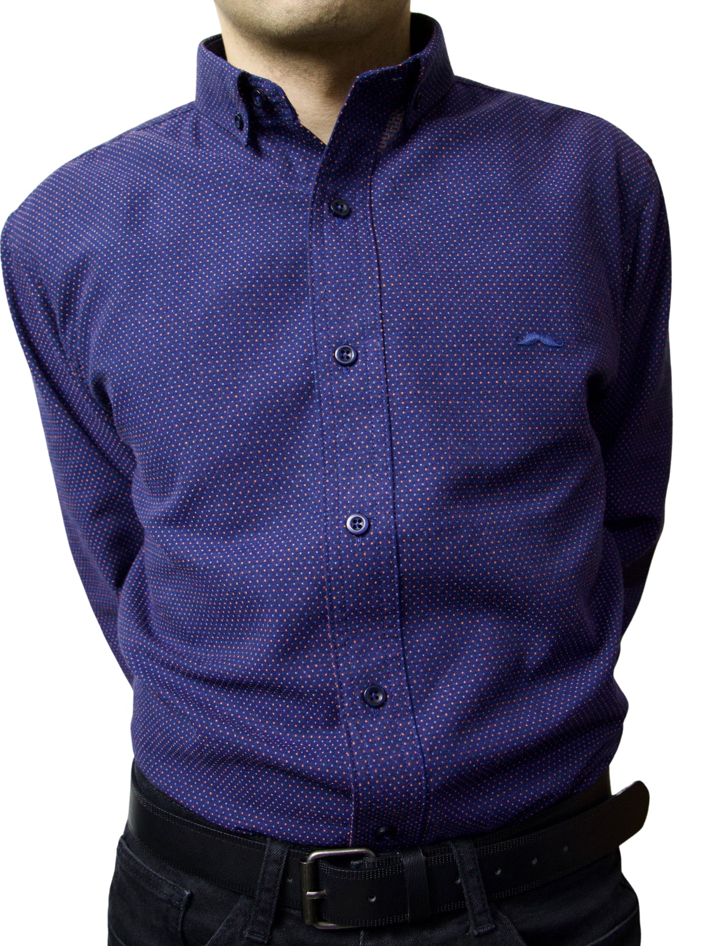 Camisa slim fit - Explorer morado