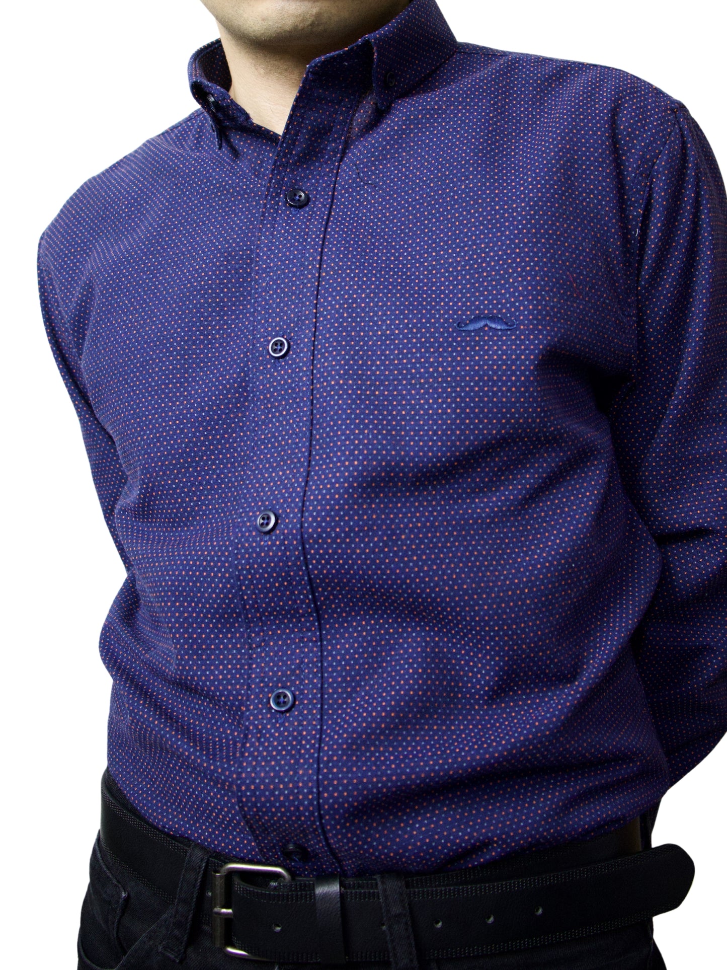 Camisa slim fit - Explorer morado