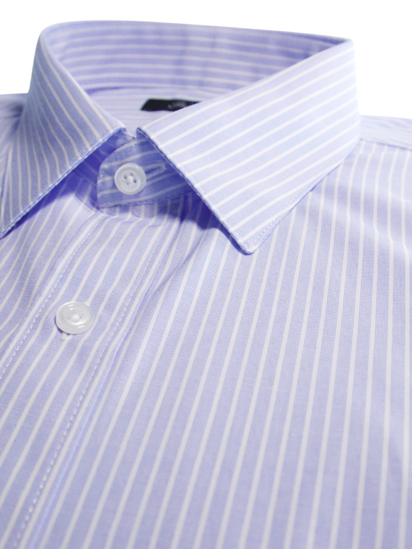 Camisa corte regular - Rayas blanco y azul