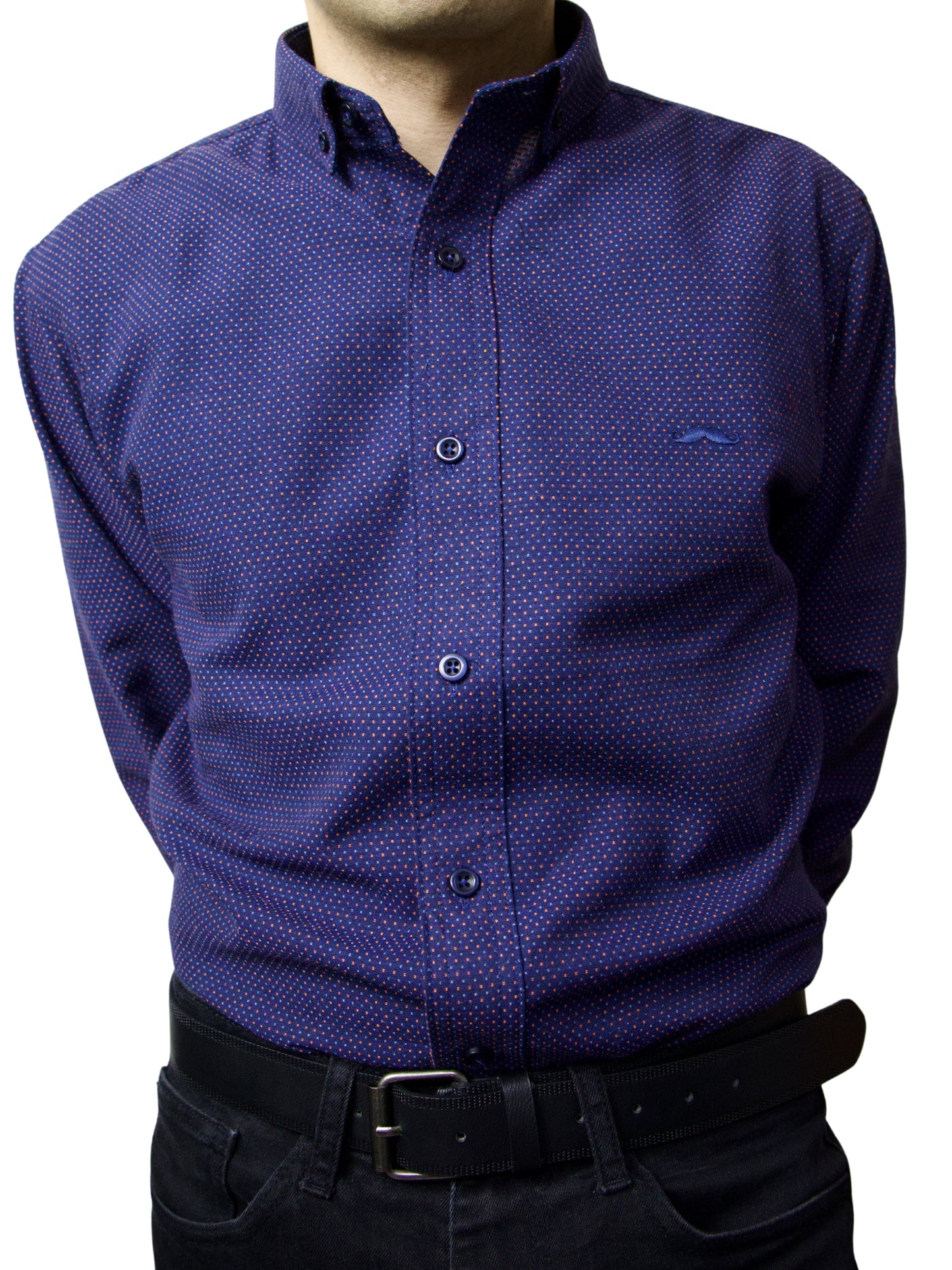 Camisa slim fit - Explorer morado