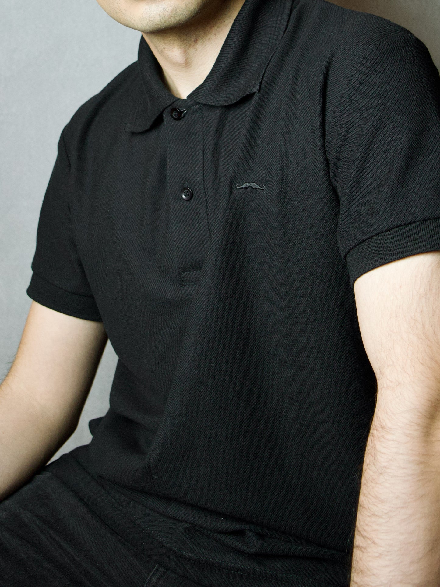 Playera Polo - Negro