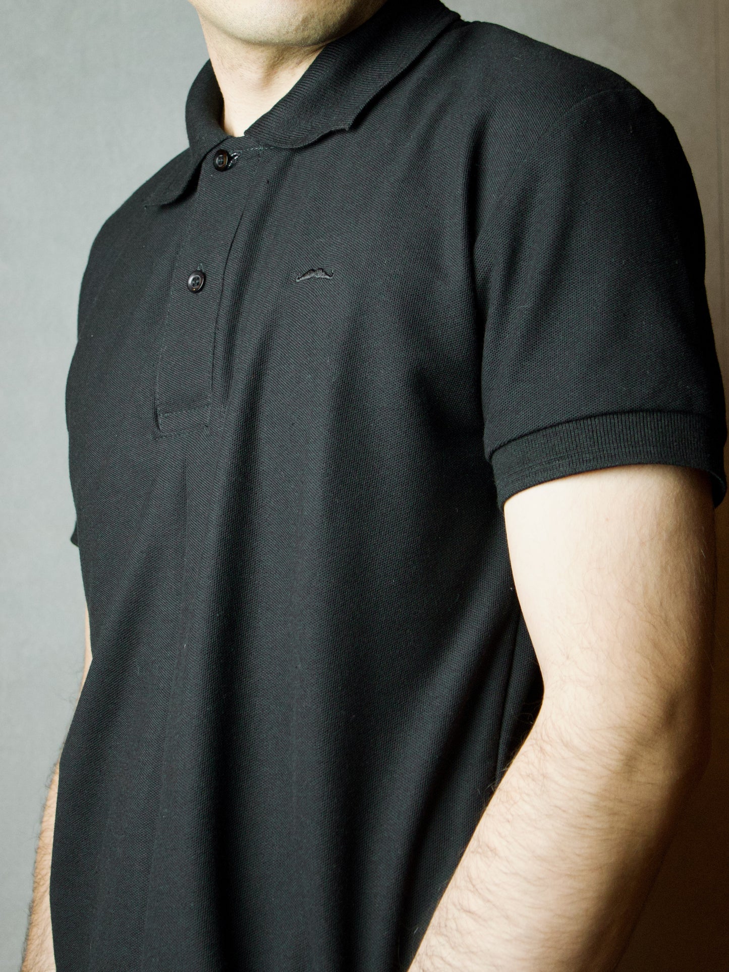 Playera Polo - Negro