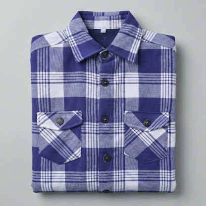 Camisa de franela slim fit con forro térmico - Varios colores