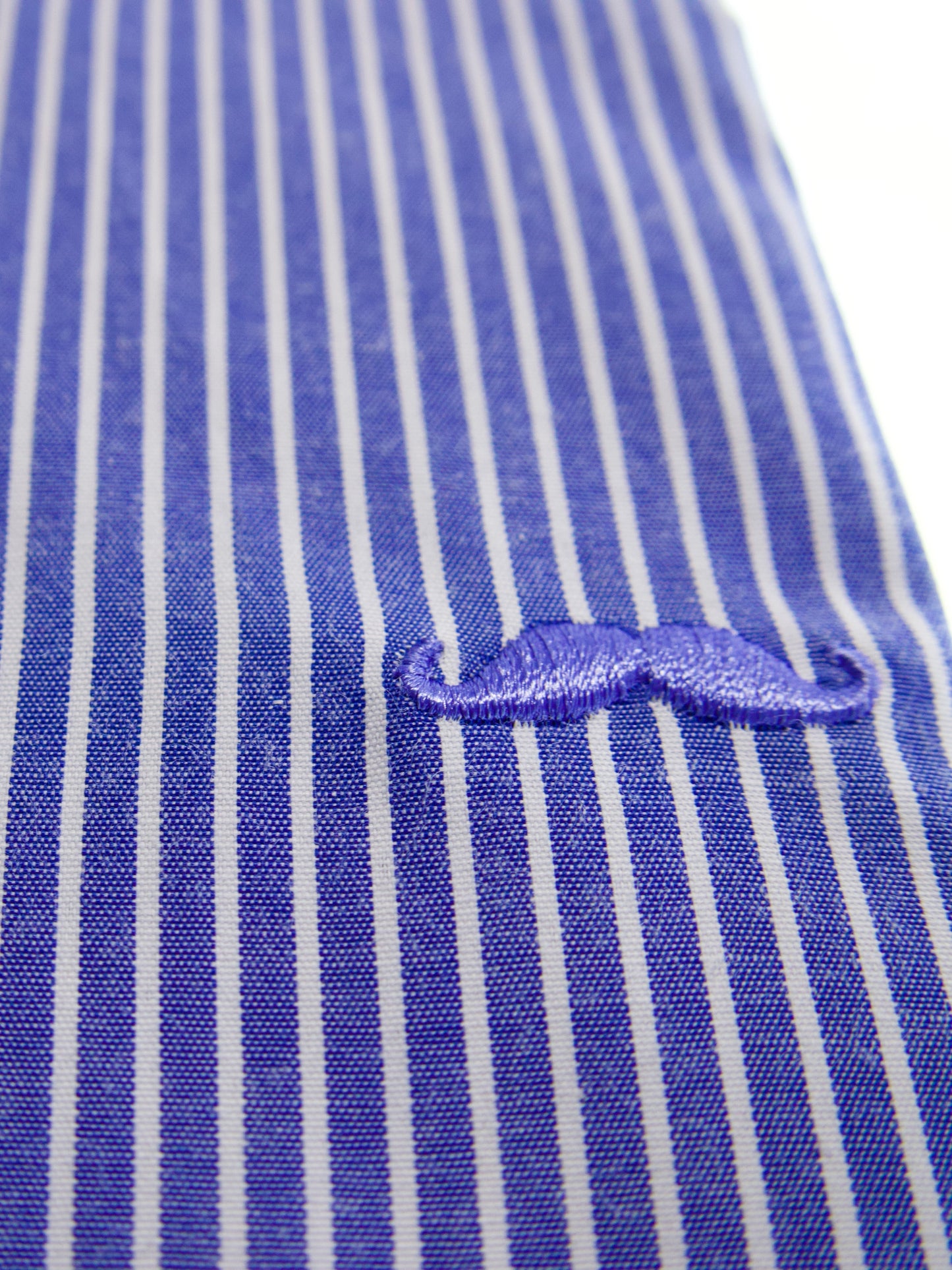 Camisa slim fit - Rayas marino