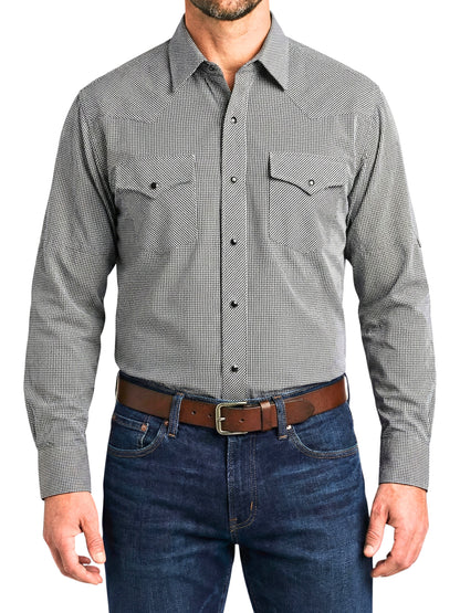 Camisa Vaquera Slim Fit  - Negro