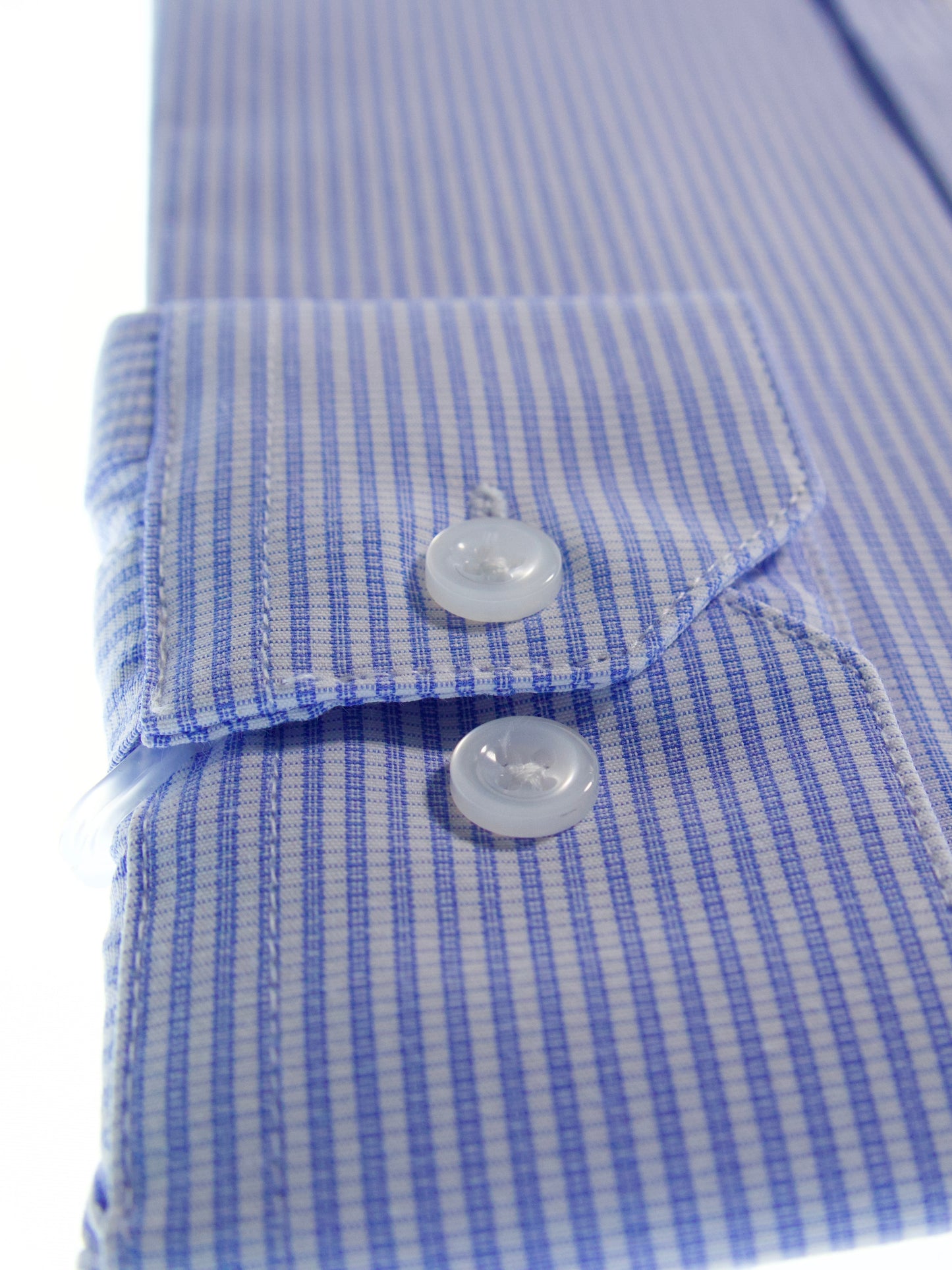 Camisa slim fit - Rayas azul 2