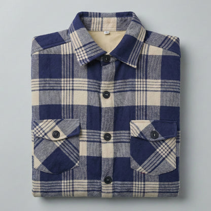 Camisa de franela slim fit con forro térmico - Varios colores