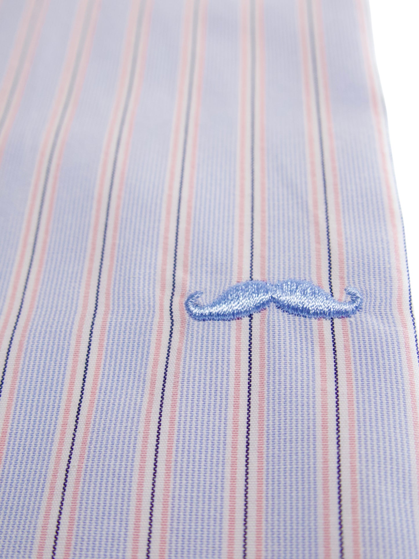 Camisa slim fit - Rayas azul claro