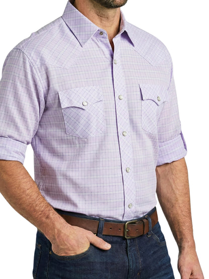Camisa Vaquera Slim Fit  - Lila
