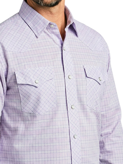 Camisa Vaquera Slim Fit  - Lila