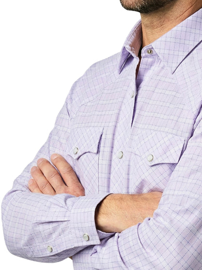 Camisa Vaquera Slim Fit  - Lila