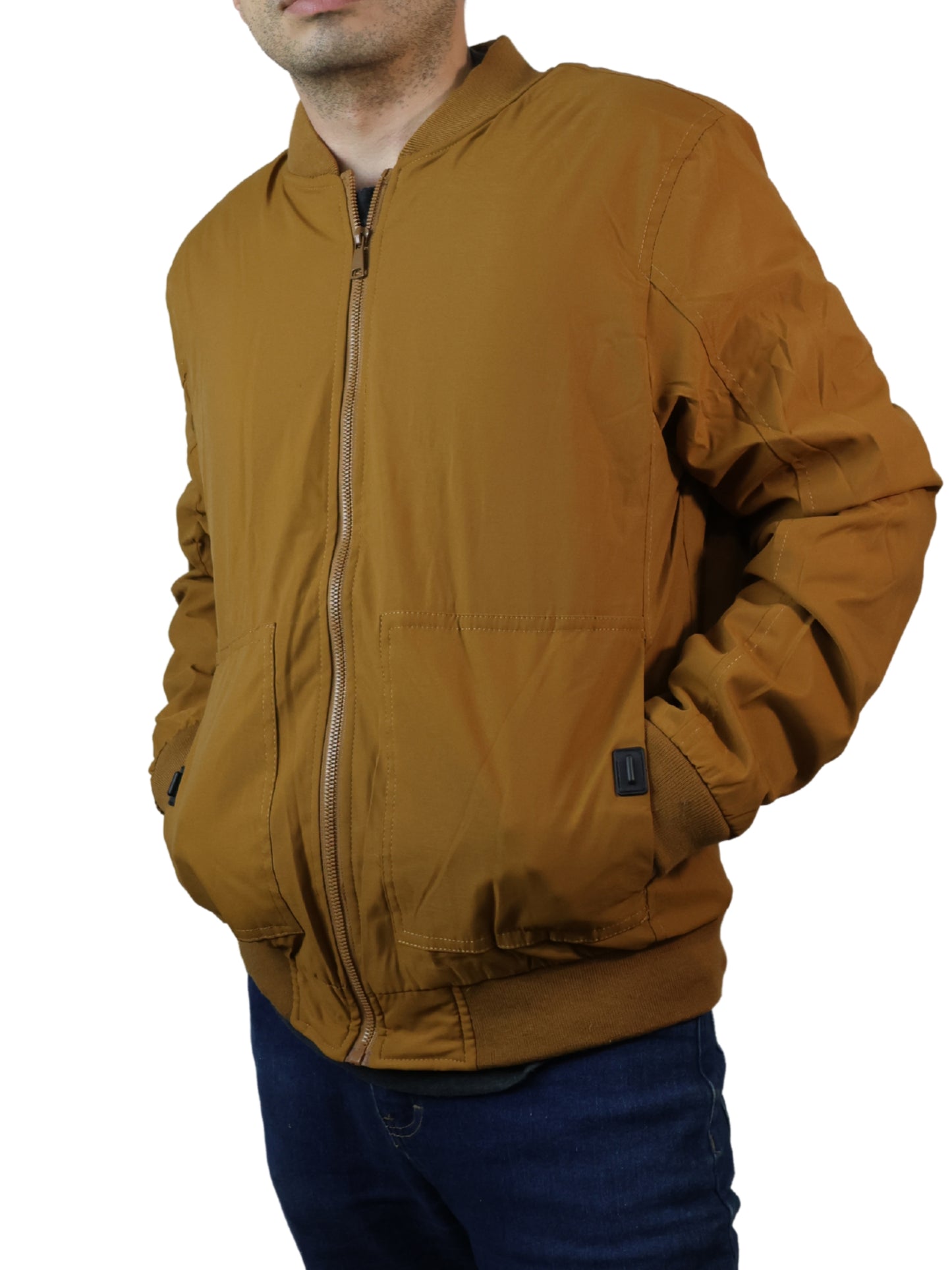 Chamarra Bomber - Mostaza