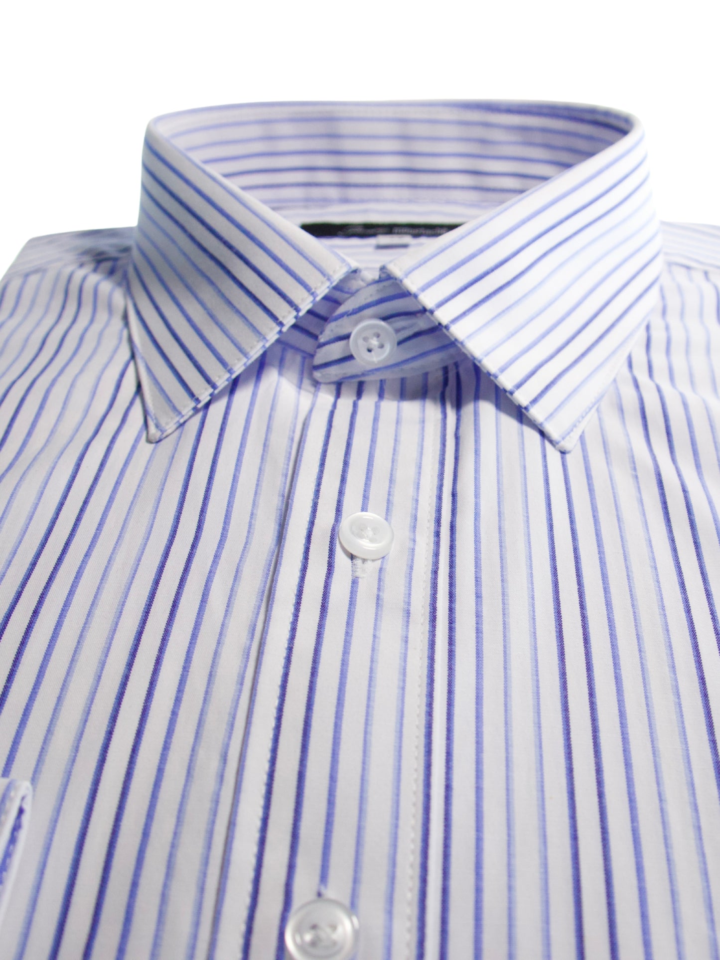 Camisa corte regular - Rayas azul