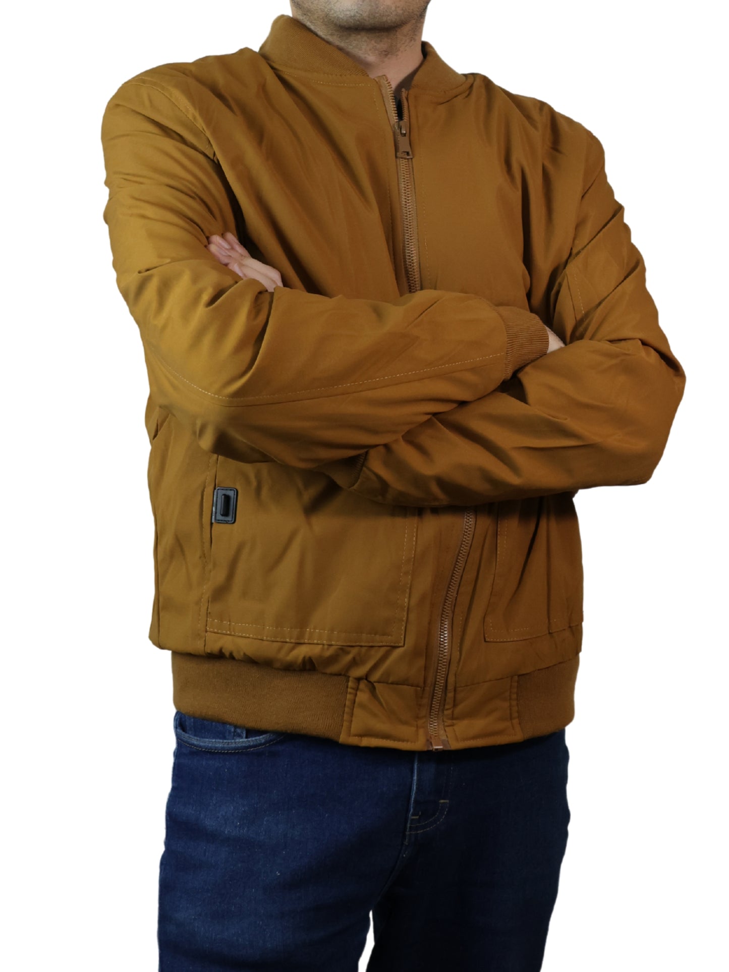 Chamarra Bomber - Mostaza