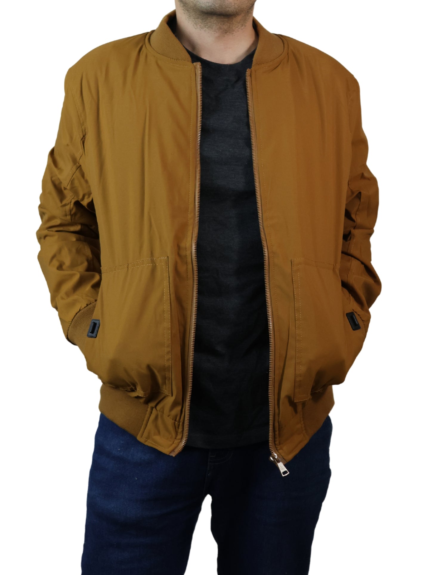 Chamarra Bomber - Mostaza