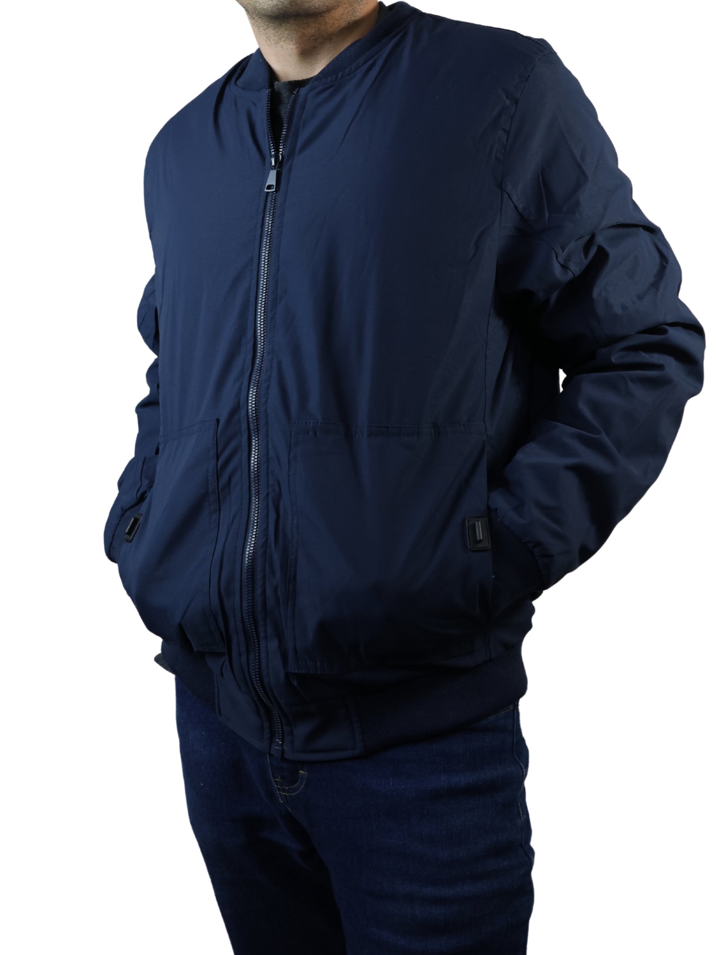 Chamarra Bomber - Azul marino