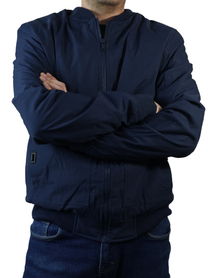 Chamarra Bomber - Azul marino