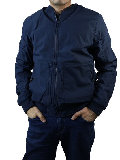 Chamarra Bomber - Azul marino