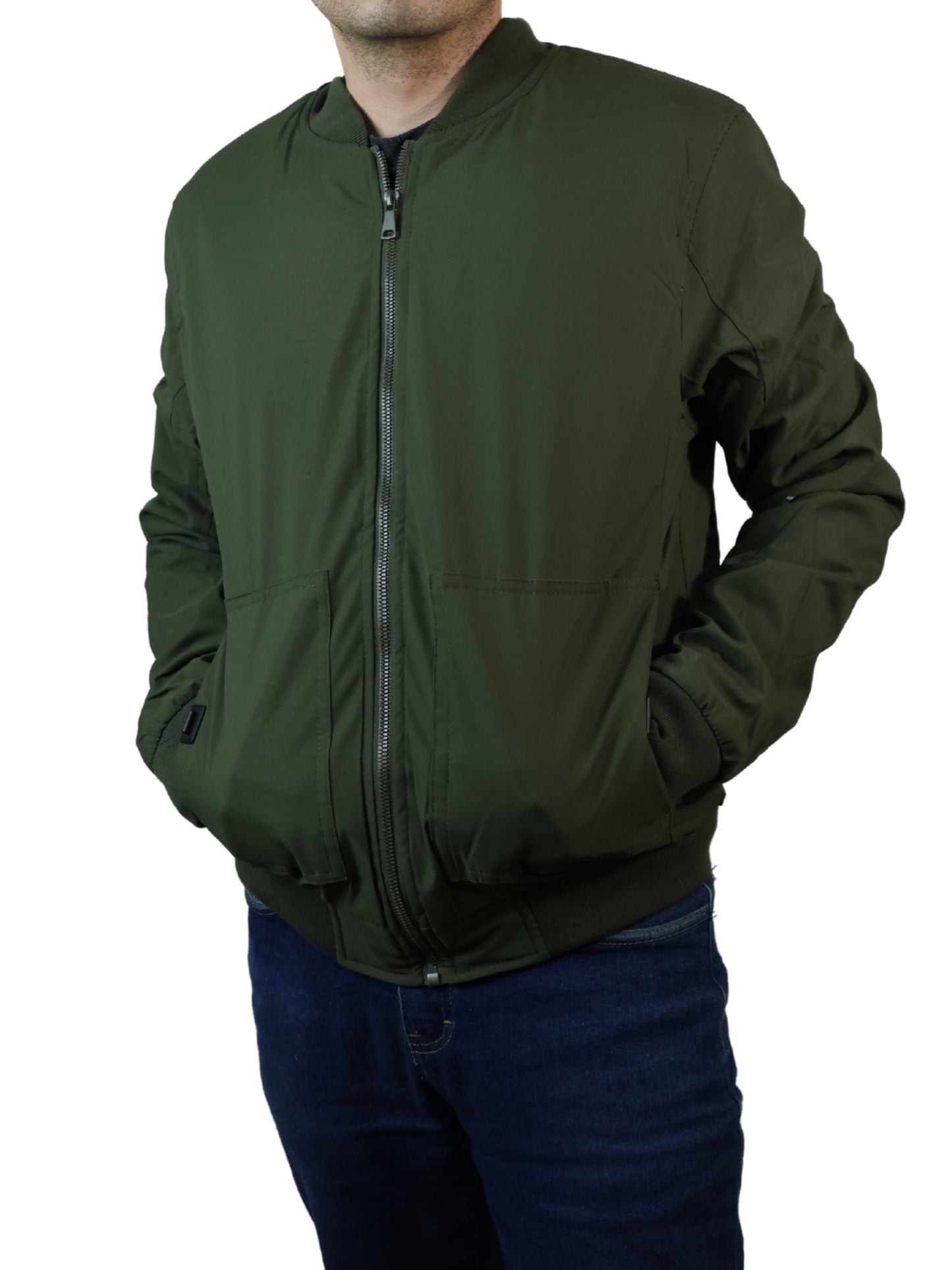 Chamarra Bomber - Verde militar