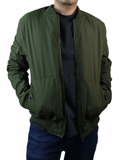 Chamarra Bomber - Verde militar
