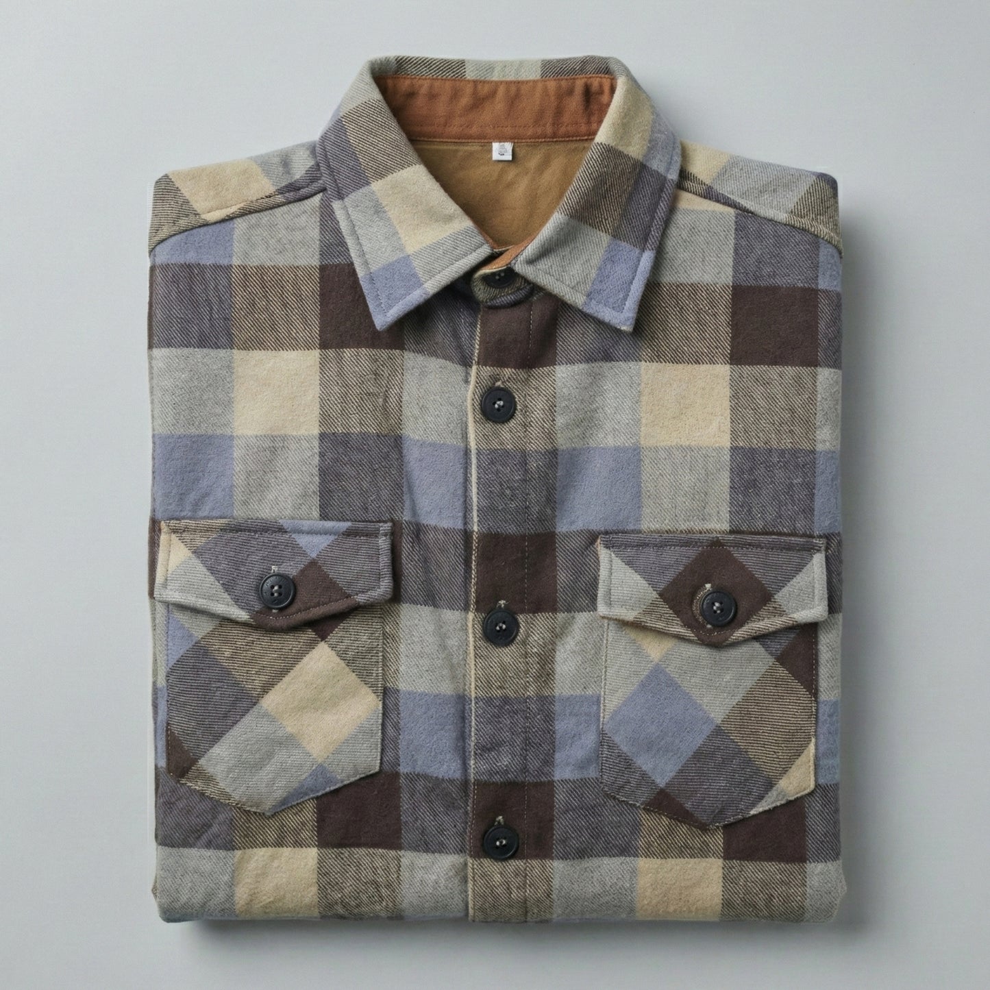 Camisa de franela slim fit con forro térmico - Varios colores