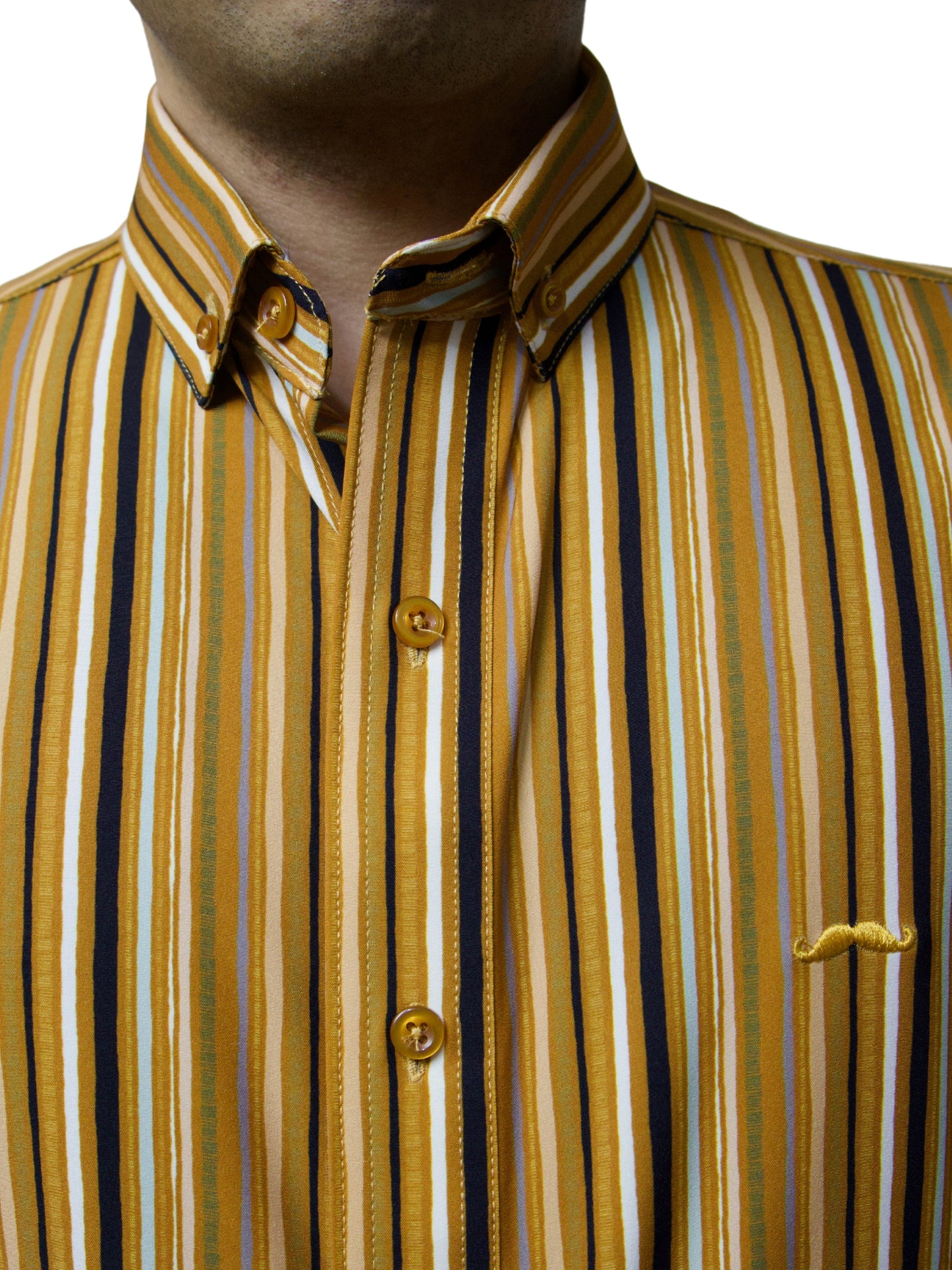 Camisa slim fit - Vintage gold