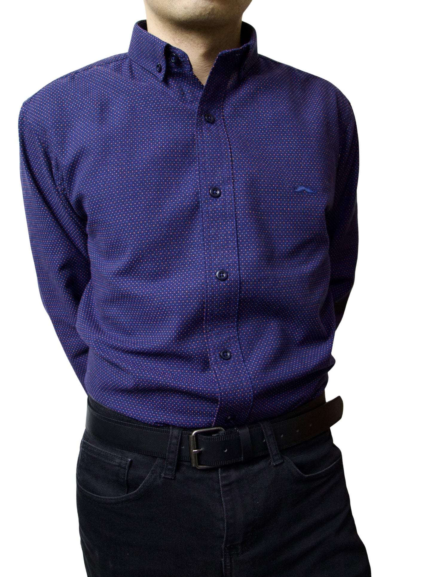 Camisa slim fit - Explorer morado