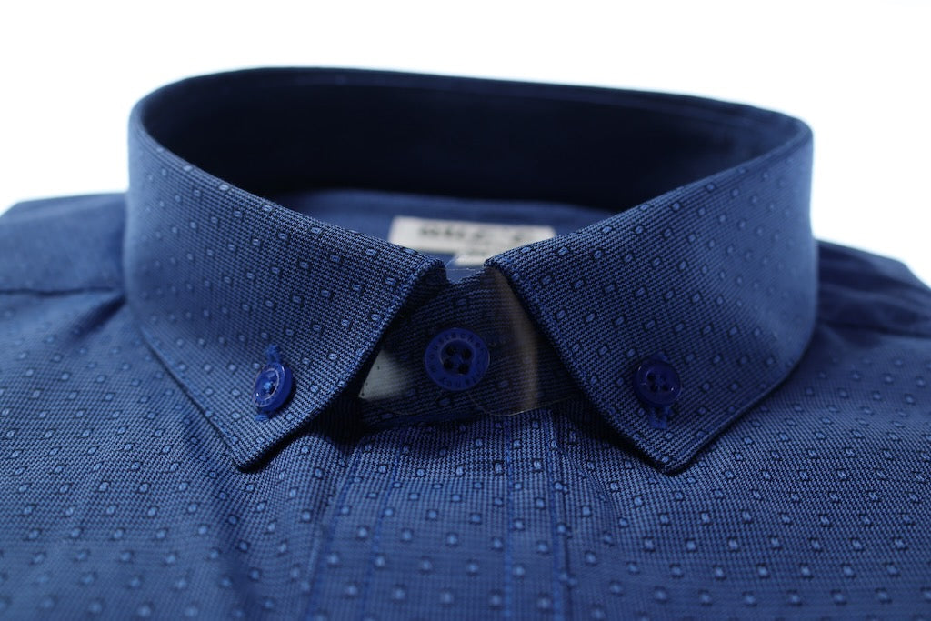 Camisa slim fit - Blue dots
