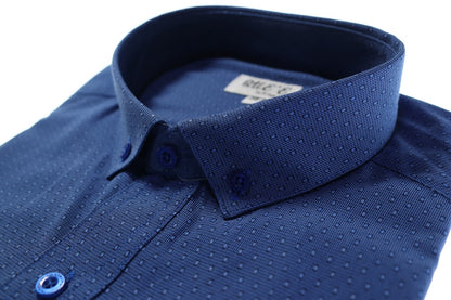 Camisa slim fit - Blue dots