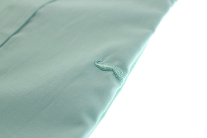 Camisa slim fit - Verde liso