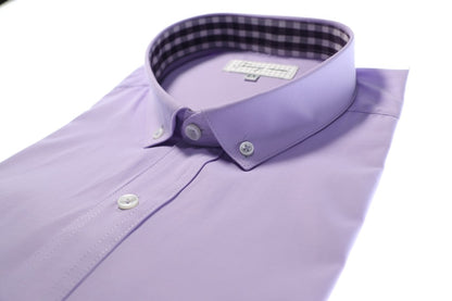 Camisa slim fit - Lila liso